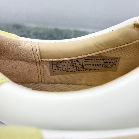 Vionic Women‎ Size 9.5 Accent Sneakers Leather Casual Comfort Shoes - Picture 10 of 12